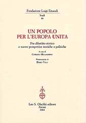 Capitolo, Nuove tendenze di sviluppo e contraddizioni dell'integrazione europea. Il 'modello sociale europeo' e i sindacati, L.S. Olschki