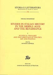eBook, Studies in Italian history in the Middle Ages and the Renaissance, Rubinstein, Nicolai, 1911-2002, Edizioni di storia e letteratura