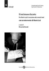 E-book, Il testimone discreto : per Mario Luzi in occasione dei novant'anni, Società editrice fiorentina