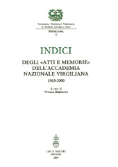 E-book, Indici degli Atti e Memorie dell'Accademia Nazionale Virgiliana (1863-2000), L.S. Olschki