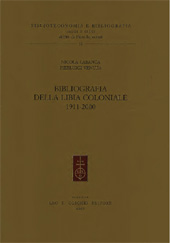 E-book, Bibliografia della Libia coloniale : 1911-2000, L.S. Olschki