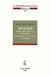 eBook, Mazzini : scrittore politico in inglese : democracy in Europe, 1840-1855, Mastellone, Salvo, L.S. Olschki