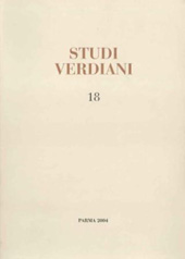 Issue, Studi Verdiani : 6, 1990, Istituto nazionale di studi verdiani