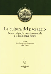 E-book, La cultura del paesaggio : le sue origini, la situazione attuale e le prospettive future, L.S. Olschki