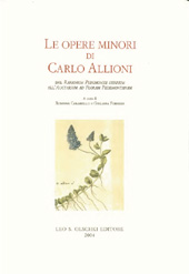 eBook, Le opere minori di Carlo Allioni : dal Rariorum pedemontii stirpium all'Auctarium ad floram pedemontanam, Allioni, Carlo, L.S. Olschki