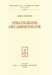 E-book, Stratigrafie decameroniane, Marchesi, Simone, L.S. Olschki
