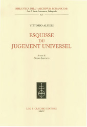 E-book, Esquisse du jugement universel, Alfieri, Vittorio, L.S. Olschki
