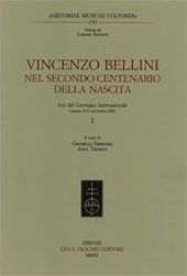 Chapitre, Il lessico melodrammatico di Bellini, L.S. Olschki