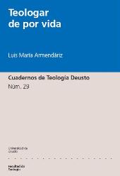 eBook, Teologar de por vida, Armendáriz, Luis María, Universidad de Deusto