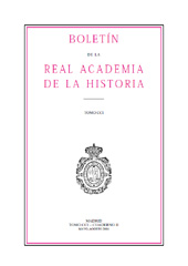 Fascicule, Boletín de la Real Academia de la Historia : CCI, II, 2004, Real Academia de la Historia