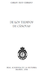 E-book, De los tiempos de Cánovas, Real Academia de la Historia