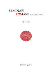 Articolo, Per un'edizione della prima traduzione italiana del Prometeo di Eschilo, Edizioni Quasar