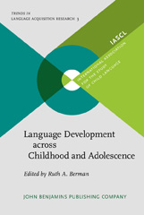 E-book, Language Development across Childhood and Adolescence, John Benjamins Publishing Company
