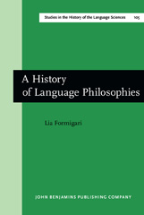 E-book, A History of Language Philosophies, John Benjamins Publishing Company