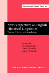 E-book, New Perspectives on English Historical Linguistics, John Benjamins Publishing Company