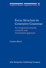 E-book, Focus Structure in Generative Grammar, John Benjamins Publishing Company