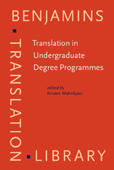 E-book, Translation in Undergraduate Degree Programmes, John Benjamins Publishing Company