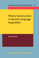 E-book, Theory Construction in Second Language Acquisition, Jordan, Geoff, John Benjamins Publishing Company