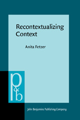 E-book, Recontextualizing Context, John Benjamins Publishing Company