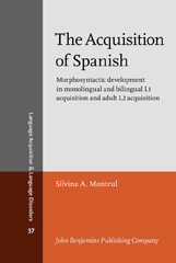 E-book, The Acquisition of Spanish, John Benjamins Publishing Company