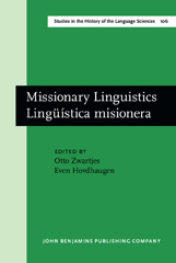 E-book, Missionary Linguistics : Linguistica misionera, John Benjamins Publishing Company