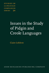 E-book, Issues in the Study of Pidgin and Creole Languages, John Benjamins Publishing Company