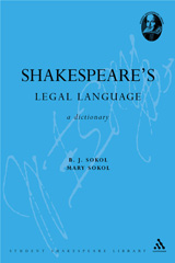 E-book, Shakespeare's Legal Language, Bloomsbury Publishing