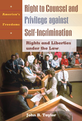 E-book, Right to Counsel and Privilege against Self-Incrimination, Bloomsbury Publishing