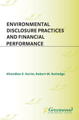 E-book, Environmental Disclosure Practices and Financial Performance, Bloomsbury Publishing