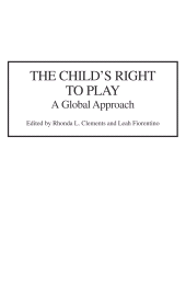 E-book, The Child's Right to Play : A Global Approach, Bloomsbury Publishing