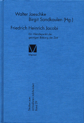 m, Friedrich Heinrich Jacobi : Ein Wendepunkt der geistigen Bildung der Zeit, Felix Meiner Verlag