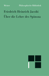 E-book, Über die Lehre des Spinoza in Briefen an den Herrn Moses Mendelssohn, Felix Meiner Verlag