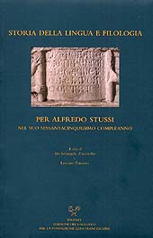 E-book, Storia della lingua e filologia : per Alfredo Stussi nel suo sessantacinquesimo compleanno, SISMEL edizioni del Galluzzo