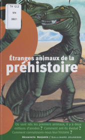 eBook, Étranges animaux de la préhistoire, Gallimard (réédition numérique FeniXX)