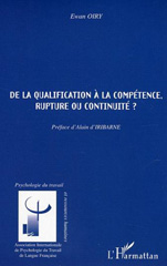 E-book, De la qualification à la compétence, rupture ou continuité ?, Oiry, Ewan, L'Harmattan
