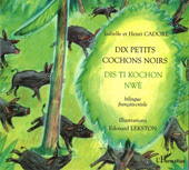 E-book, Dix petits cochons noirs : Dis ti kochon nwe, L'Harmattan