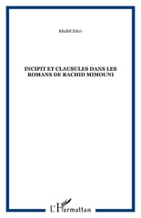 E-book, Incipit et clausules dans les romans de Rachid Mimouni, L'Harmattan