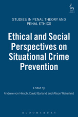 eBook, Ethical and Social Perspectives on Situational Crime Prevention, Hart Publishing