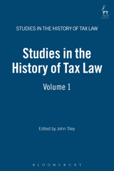 eBook, Studies in the History of Tax Law, Hart Publishing