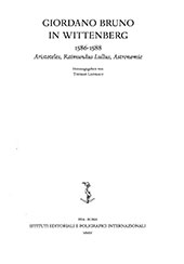 E-book, Giordano Bruno in Wittenberg : 1586-1588 : Aristoteles, Raimundus Lullus, Astronomie, Istituti editoriali e poligrafici internazionali