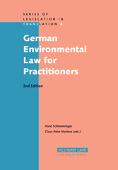 E-book, German Environmental Law for Practitioners, Schlemminger, Horst, Kluwer Law International