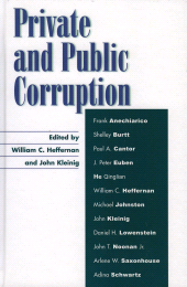 E-book, Private and Public Corruption, Rowman & Littlefield Publishers