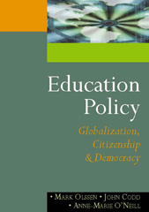 eBook, Education Policy : Globalization, Citizenship and Democracy, Sage