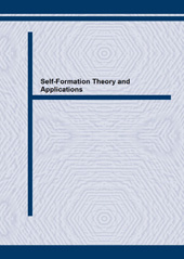 E-book, Self-Formation Theory and Applications, Trans Tech Publications Ltd