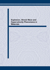 E-book, Explosion, Shock Wave and Hypervelocity Phenomena in Materials, Trans Tech Publications Ltd