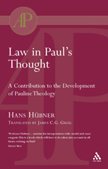 E-book, Law in Paul's Thought, T&T Clark