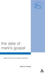 E-book, The Date of Mark's Gospel, T&T Clark