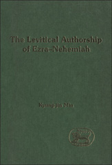 eBook, The Levitical Authorship of Ezra-Nehemiah, T&T Clark