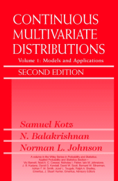 E-book, Continuous Multivariate Distributions, Volume 1 : Models and Applications, John Wiley & Sons