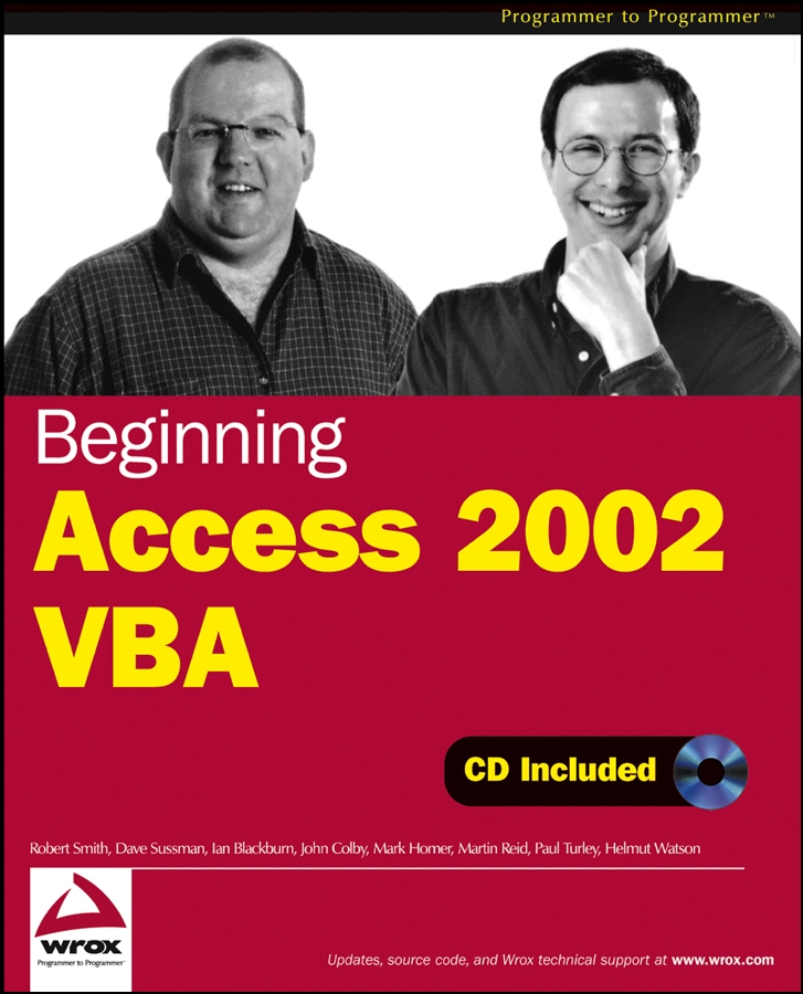 E-book, Beginning Access 2002 VBA, Wrox Press